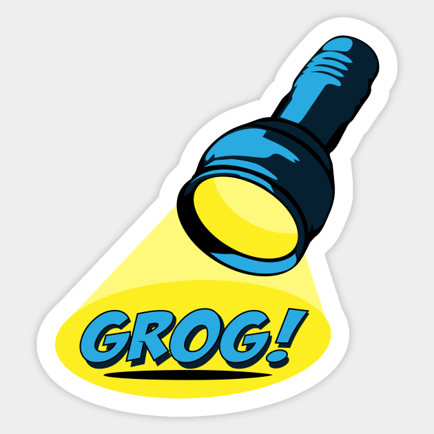 Grog Game Sticker by Mike Ralph Creative